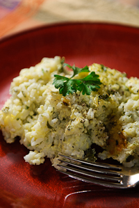 Green Rice Casserole