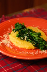 Polenta and Broccoli Rabe